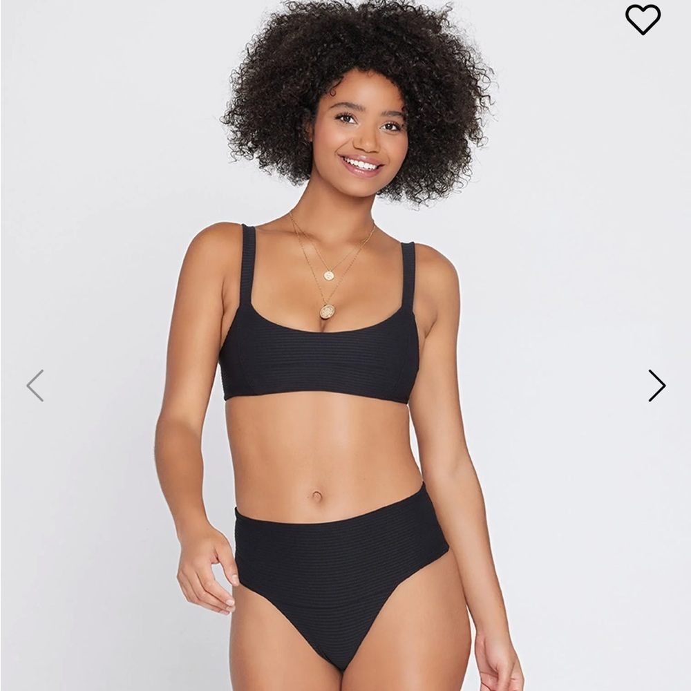 L space Jesse black bikini